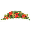 vidaXL Christmas Arch with LED Lights Green 90 cm PVC