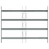 Adjustable Security Grille for Windows with 4 Crossbars 500-650 mm