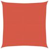 vidaXL Sunshade Sail 160 g/m&sup2; Terracotta 5x5 m HDPE