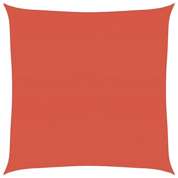 vidaXL Sunshade Sail 160 g/m&sup2; Terracotta 5x5 m HDPE