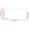 vidaXL Patio Retractable Side Awning 200x500 cm Grey