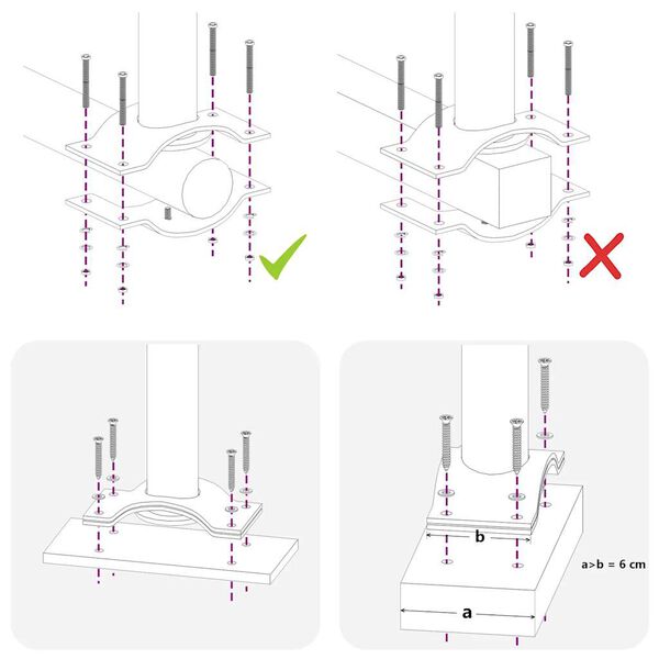 vidaXL Patio Retractable Side Awning 100 x 300 cm Black