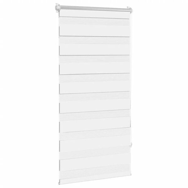 vidaXL Zebra Blind 80 x 150 cm White