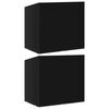 vidaXL Swing Bench Cover | Set of 2 | Black | Polyethylene, Aluminium