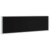 vidaXL Patio Retractable Side Awning 180x614 cm Black