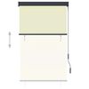 vidaXL Outdoor Roller Blind 100x250 cm Cream