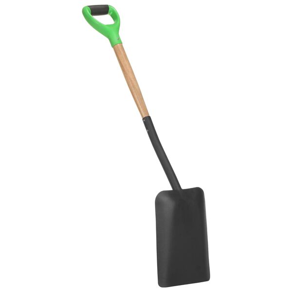 vidaXL Garden Shovel D Grip Steel and Hardwood