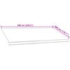 vidaXL Awning Top Sunshade Canvas Orange and Brown 6x3 m