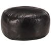 vidaXL Pouffe Black 60x30 cm Genuine Goat Leather