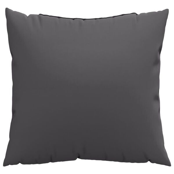 vidaXL Throw Pillows 4 pcs Anthracite 60x60 cm Fabric