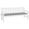 vidaXL Garden Bench Cushion Grey 180x50x7 cm Oxford Fabric
