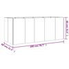 vidaXL Garden Raised Bed 200x80x80 cm Corten Steel