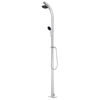 vidaXL Garden Shower with Grey Base 220 cm Aluminium