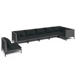 vidaXL Garden Lounge Set | Dark grey
