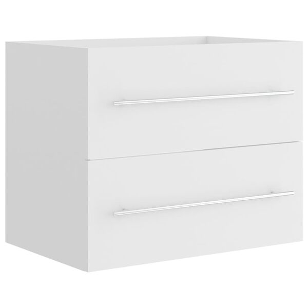 vidaXL Sink Cabinet White 60x38.5x48 cm Engineered Wood