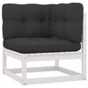 vidaXL 5 Piece Garden Lounge Set with Cushions Solid Pinewood