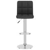 vidaXL Bar Stools 2 pcs Black Fabric