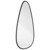 vidaXL Wall Mirror Black 50x20 cm