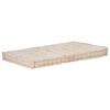 vidaXL Pallet Floor Cushion Cotton 120x80x10 cm Beige
