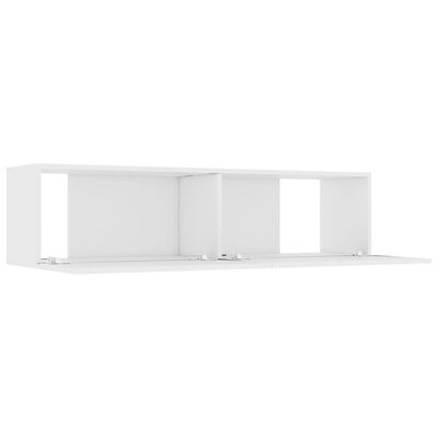 vidaXL TV Cabinet White 120x30x30 cm Engineered Wood