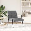 vidaXL Armchair Dark Grey 59 x 75 x 78 cm Fabric