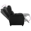 vidaXL Recliner Chair Black 67.5 x 93.5 x 101.5 cm Fabric