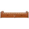 vidaXL Bed Frame with 2 Drawers without Mattress Honey Brown 90x200 cm