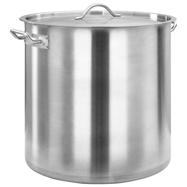 vidaXL Stock Pot 71 L 45x45 cm Stainless Steel