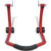 vidaXL Motorcycle Rear Stand Red