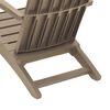 vidaXL Garden Adirondack Chair Light Brown Polypropylene