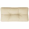 vidaXL Pallet Cushion Beige 70x40x12 cm Fabric