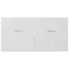 vidaXL Sink Cabinet with Built-in Basin White Engineered Wood