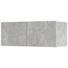 vidaXL 5 Piece TV Cabinet Set Concrete Grey Engineered Wood