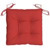 vidaXL Chair Cushions 4 pcs Red 50x50x7 cm Oxford Fabric