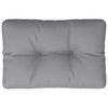 vidaXL Pallet Cushion Grey 50x40x12 cm Fabric