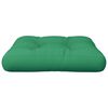 vidaXL Pallet Cushion Green 60x60x12 cm Fabric
