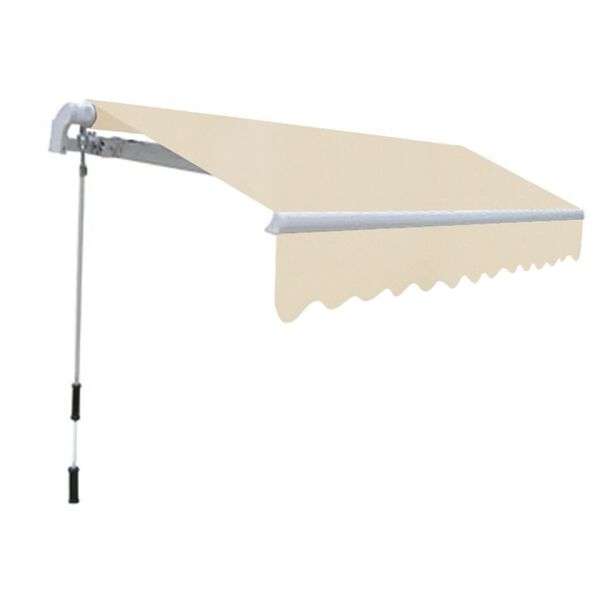 Awning Top Sunshade Canvas Cream 3 x 2,5 m