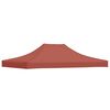 vidaXL Party Tent Roof 4.5x3 m Terracotta 270 g/m&sup2;