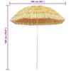 vidaXL Beach Parasol Natural 180 cm Hawaii Style