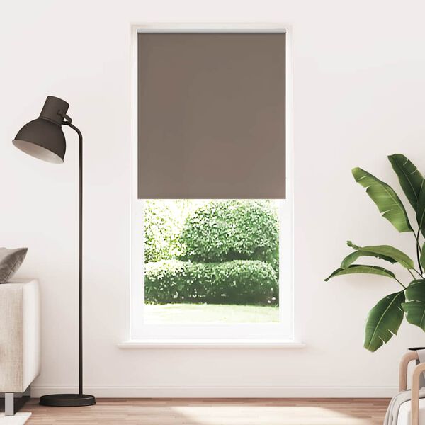 vidaXL Roller blind blackout 104.4x230 cm Fabric Width 100 cm coffee