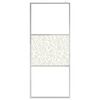 vidaXL Walk-in Shower Wall ESG Glass with Stone Design 100x195 cm