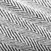 vidaXL Throw Cotton Herringbone 125x150 cm Navy Blue