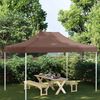 vidaXL Party Tent Roof 4x3 m Brown 270 g/m²
