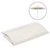 vidaXL Replacement Fabric | Sand white | 100% polyester | Large