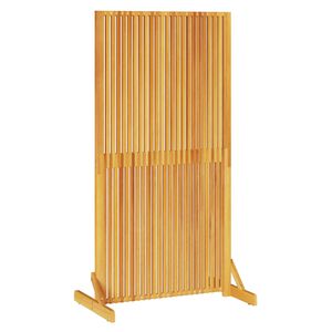 vidaXL Privacy Screen Brown 79.5 x 50 x 150 cm Solid Acacia Wood