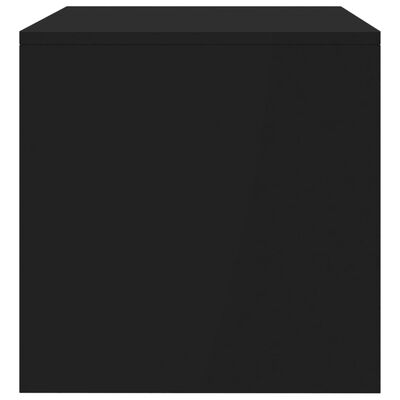 vidaXL TV Cabinet Black 100x40x40 cm Engineered Wood