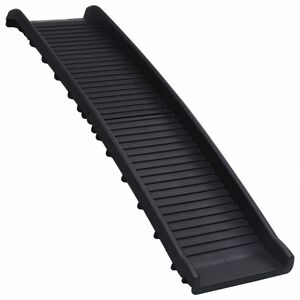 vidaXL Dog Ramp | Black | Polypropylene | Medium | Foldable | Dog Ramp