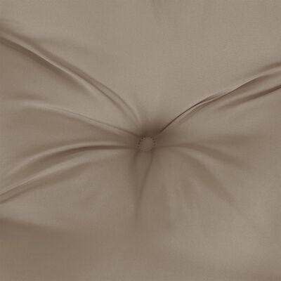 vidaXL Pallet Cushion Taupe 58x58x10 cm Fabric