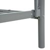 vidaXL Bunk Bed without Mattress Grey Metal 90x200 cm