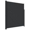 vidaXL Retractable Side Awning Black 220x500 cm